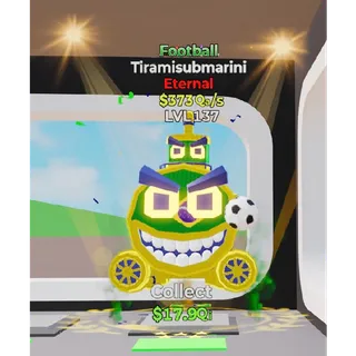 Football Tiramisubmarini - Fortnite Steal The Brainrot
