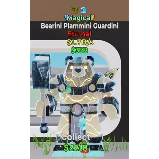 Fortnite Steal The Brainrot Magical Bearini Plammini Guardini 2 traits 1.7B/s
