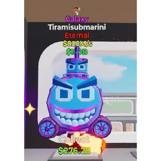 Fortnite Steal the Brainrot Galaxy Tiramisubmarini Galaxy 1 Trait 810M/s