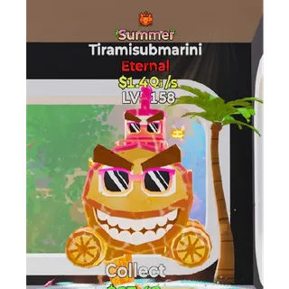Summer Tiramisubmarini 1 trait Fortnite Steal The Brainrot