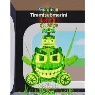 Fortnite Steal The Brainrot Magical Tiramisubmarini