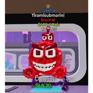 Fortnite Steal The Brainrot Crystal Tiramisubmarini 1 trait