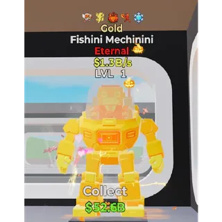 Fortnite Steal The Brainrot Gold Fishini Mechinini 5 traits 1.3B/s