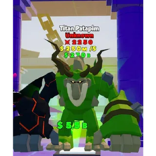 Titan Patapim Fortnite Fight The Brainrot