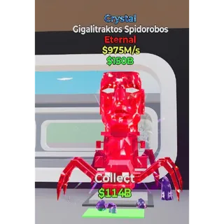 Fortnite Steal The Brainrot Crystal Gigalitraktos Spidorobos 