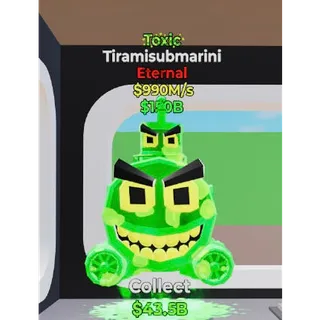 Fortnite Steal The Brainrot Toxic Tiramisubmarini