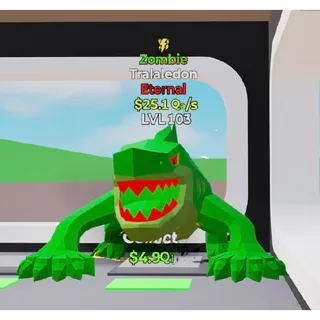 Zombie Tralaledon 1 trait Fortnite Steal the Brainrot