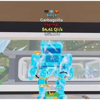 Aqua Garbagzilla 3 traits Fortnite Steal The Brainrot