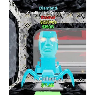 Fortnite Steal The Brainrot Diamond Gigalitraktos Spidorobos 