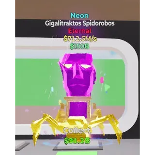 Fortnite Steal The Brainrot Neon Gigalitraktos Spidorobos
