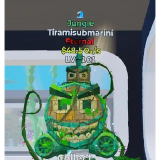 Jungle Tiramisubmirini 1 trait Fortnite Steal The Brainrot