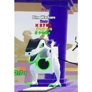 White Dino Washaro 1 STAR Fortnite Fight The Brainrot