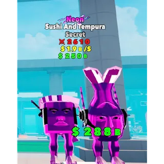 Fortnite Fight The Brainrot Neon Sushi and tempura 