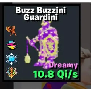 Dreamy Buzz Buzzini Guardini 4 traits Fortnite Steal The Brainrot