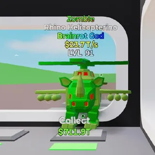 Zombie Rhino Helicopterino Fortnite Steal The Brainrot