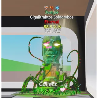 Jungle Gigalitraktos Spidorobos 3 traits - Fortnite Steal The Brainrot