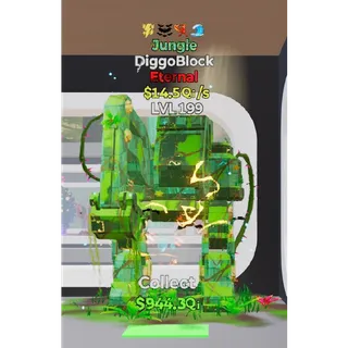 Diggoblock Jungle 4 traits 14.5Qi/s - Fortnite Steal The Brainrot