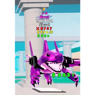 Neon Tralaledon ★5 STAR 1 trait - Fortnite Fight The Brainrot