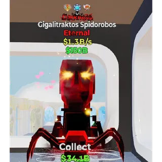 Fortnite Steal the Brainrot Darkness Gigalitraktos Spidorobos 3 traits 1.3B/s