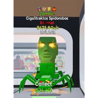 Zombie Gigalitraktos Spidorobos 4 traits Fortnite Steal The Brainrot