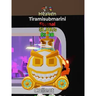 Fortnite Steal The Brainrot Heaven Tiramisubmarini 2 traits 1.8B/s