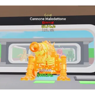 Fortnite Steal The Brainrot Gold Cannone Maledettone