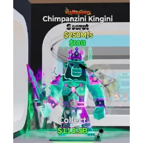 Fortnite Steal the Brainrot Halloween Chimpanzini Kingini 250m/s
