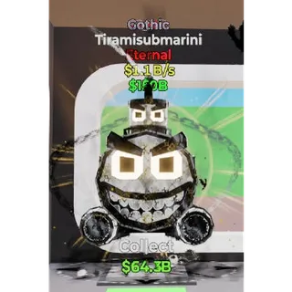 Fortnite Steal The Brainrot Gothic Tiramisubmarini