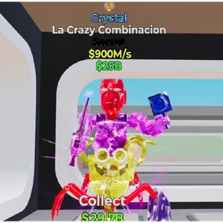 Fortnite Steal The Brainrot Crystal La Crazy Combinacion 1 trait 900M/s