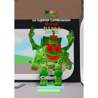 Zombie La Superior Combinacion 3 traits 13.3Qi/s - Fortnite Steal The Brainrot