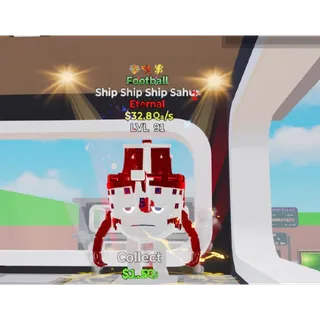 Fortnite Steal The Brainrot Football Ship Ship Ship Sahur 3 traits