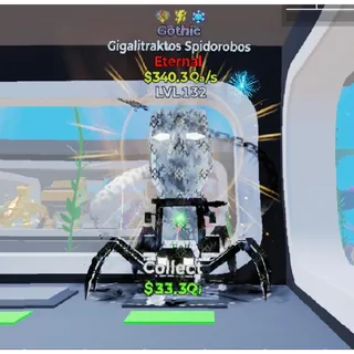 Fortnite Steal The Brainrot Gothic Gigalitraktos Spidorobos 3 traits