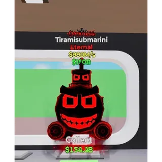 Fortnite Steal The Brainrot Darkness Tiramisubmarini