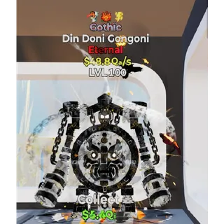 Din Doni Gongoni Gothic 3 traits- Fortnite Steal The Brainrot