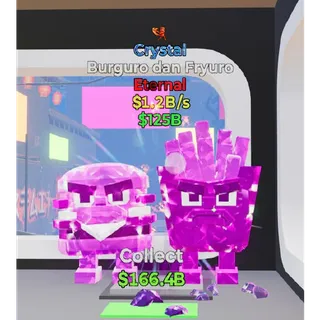 Fortnite Steal The Brainrot Crystal Burguro dan Fryuro 1 trait 1.2B/s
