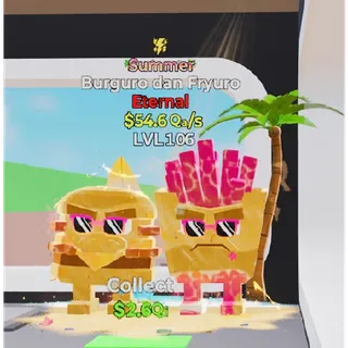 Burguro dan Fryuro Summer 1 trait Fortnite Steal The Brainrot