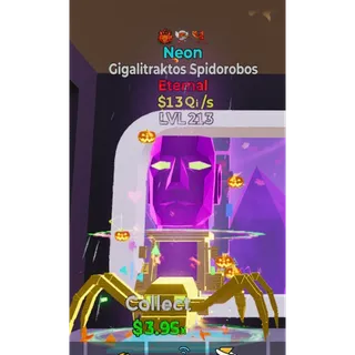 Neon Gigalitraktos Spidorobos 3 traits - Fortnite Steal the Brainrot