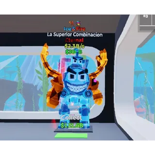 Fortnite Steal The Brainrot Ice & Fire La Superior Combinacion 2 traits 2.3B/s