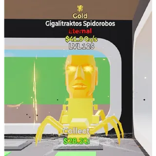 Gold Gigalitraktos Spidorobos 1 trait - Fortnite Steal The Brainrot