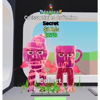 Fortnite Steal The Brainrot Magical Croissantini et Caffettino 1 trait 1B/s