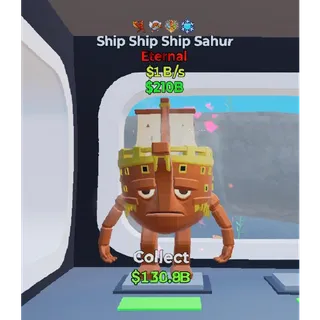 Fortnite Steal The Brainrot Default Ship Ship Ship Sahur 4 traits 1B/s