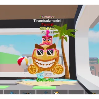 Fortnite Steal The Brainrot Summer Tiramisubmarini
