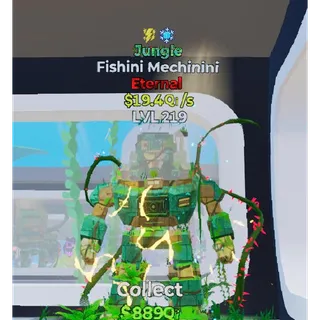 Fishini Mechinini Jungle 2 traits 19.4Qi/s Fortnite Steal The Brainrot