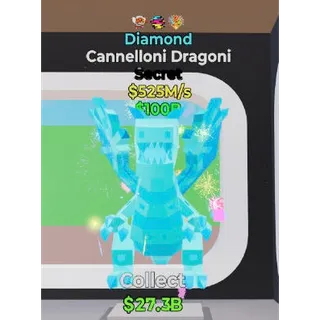 Fortnite Steal The Brainrot Diamond Cannelloni Dragoni 3 traits 525M/s