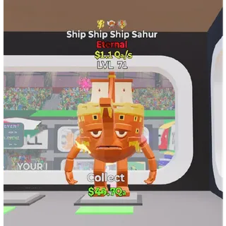 Fortnite Steal The Brainrot Ship Ship Ship Sahur 3 traits