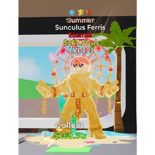 Sunculus Ferris Summer 3 traits Fortnite Steal The Brainrot