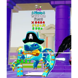 Pirate Tralaledon  ★5 STAR 2 traits Fortnite Fight The Brainrot