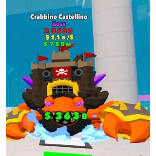 Crabbino Castellino Boss Fortnite Fight The Brainrot