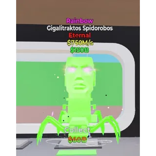 Fortnite Steal The Brainrot Rainbow Gigalitraktos Spidorobos