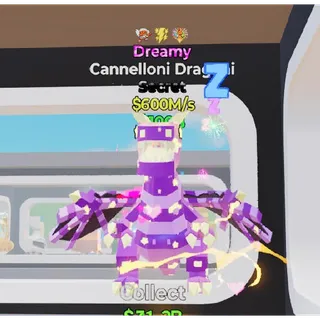 Fortnite Steal the Brainrot Dreamy Cannelloni Dragoni 3 traits